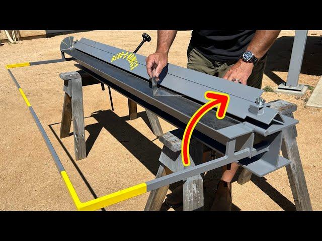 DIY Sheet Metal Brake / Bender for the Truck Camper Project!