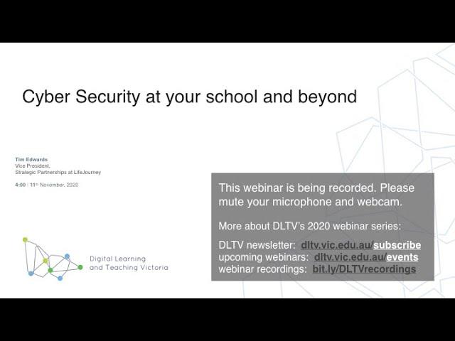 DLTV Talks Leadership: Cyber Security at your school and beyond