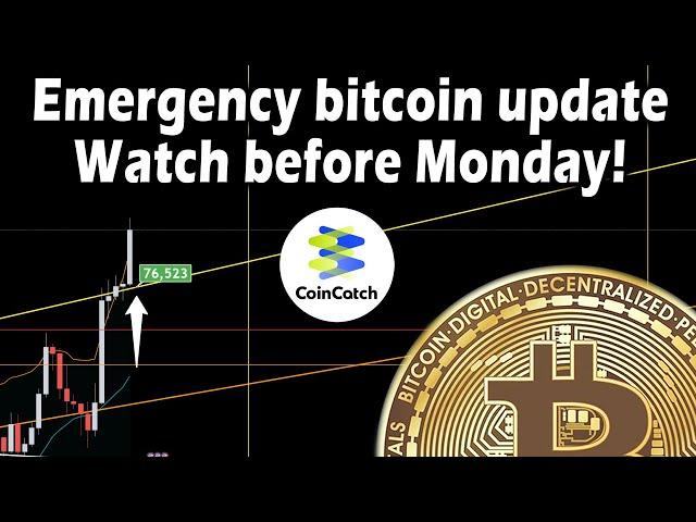 Emergency Bitcoin Update! Watch before Monday!