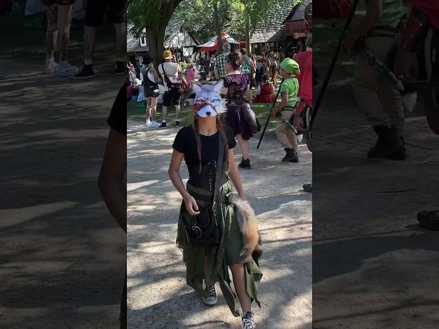 Explore the Renfaire with me as a Therian!!! #therian #renaissancefestival #therianpride #renfaire