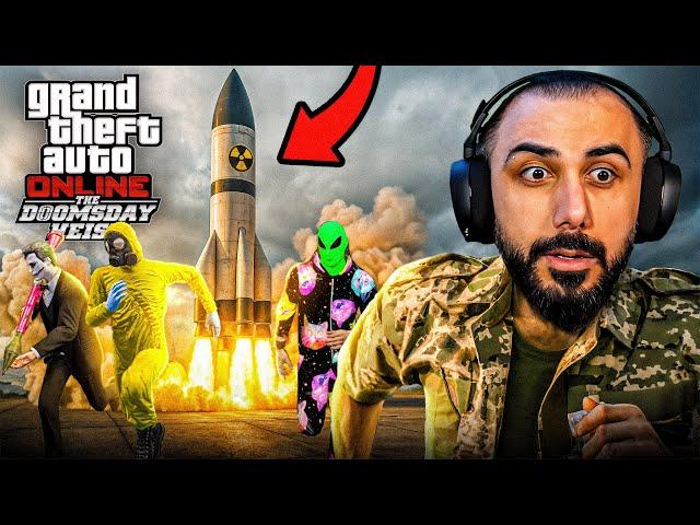 DÜNYA'YI NÜKLEER ROKETTEN KURTARDIK! | EKİPLE GTA 5 HEIST | Barış Can