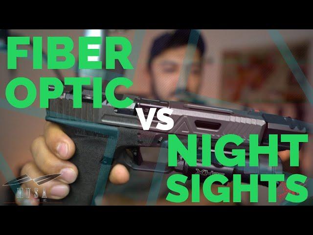 Fiber Sights vs Tritium Night Sights