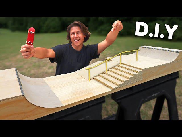 D.I.Y Fingerboard Park in 1 Day Challenge!