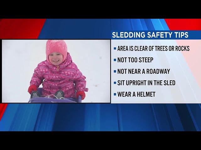 Tips to keep your kids safe while sledding