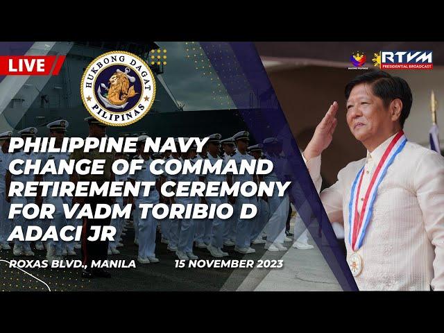 Philippine Navy Change of Command & Retirement Ceremony 11/15/2024