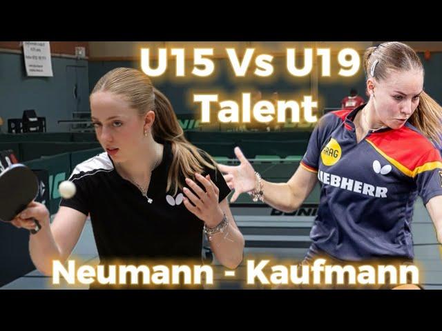 GERMAN GIRL POWER ANNETT KAUFMANN Vs JOSI NEUMANN |  The Best U19 & U15 Womens Player