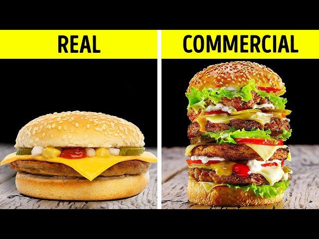 SHOCKING COMMERCIAL TRICKS WITH FOOD || Amazing Cooking Hacks WITH FOOD