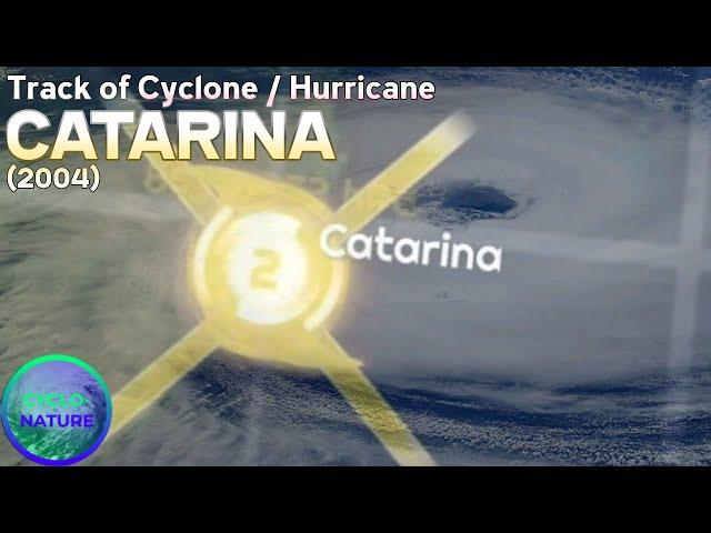 Track of Cyclone Catarina (2004)