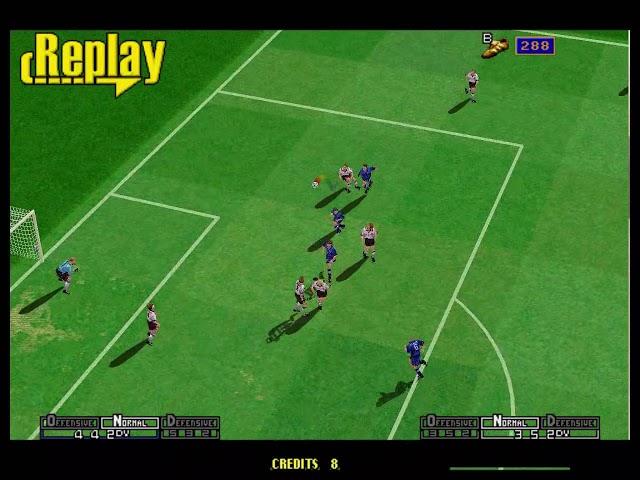 Today's Best Goal - Italy vs Germany - 288 Points - Virtua Striker 2 '99