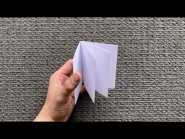 How to make a book with a sheet of A4 paper (No glue/ Super easy)