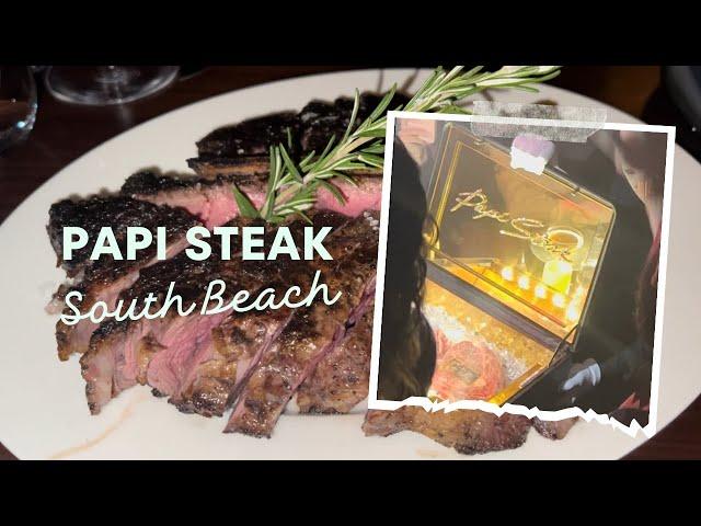 Papi Steak | $1000 Steak | South Beach Miami