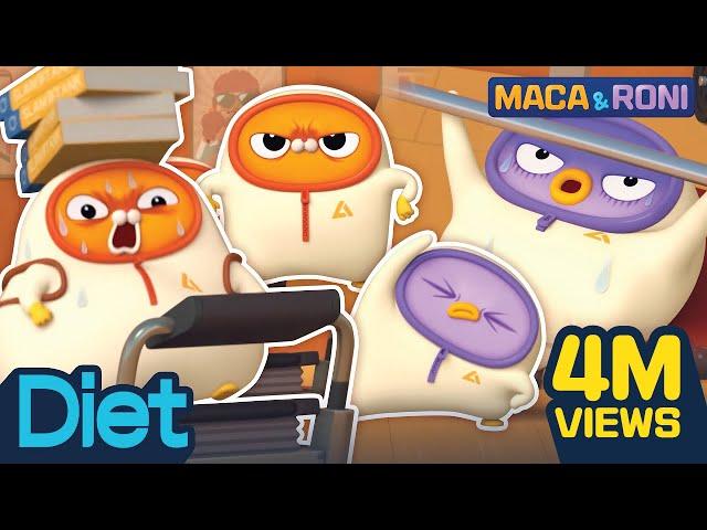 [MACA&RONI] Diet | Macaandroni Channel | Cute & Funny Cartoon