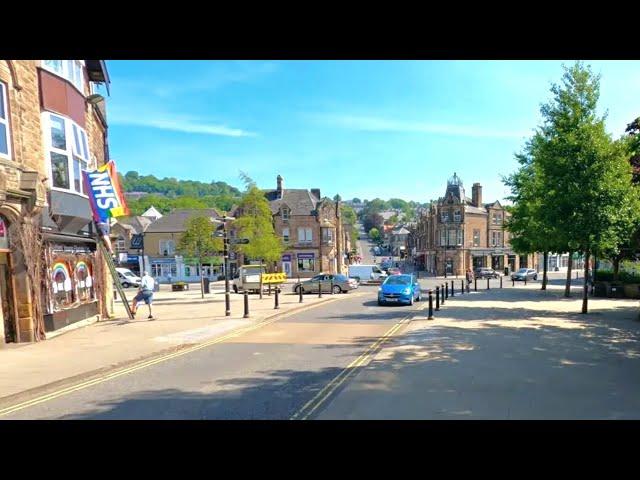 Matlock Bath Town Walk, English Countryside 4K