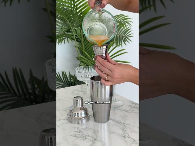 i made Hailey and Kendall Jenner's cocktail 