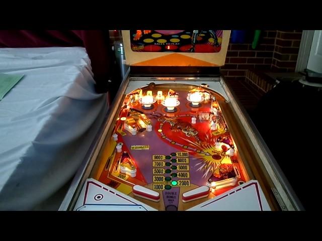 Gottlieb Pinball  Tiger EM 1975 Wedgehead  Add-A-Ball