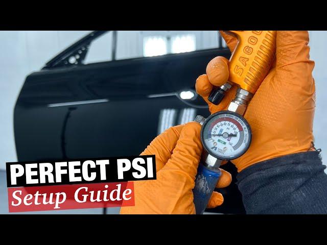 How to Setup the Perfect PSI on Your Spray Gun