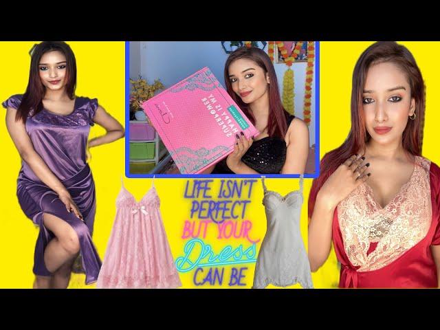 Clovia Hot Night Dress Haul /starting only 200/-#cloviasale #nightdresses #viralvideo #videos