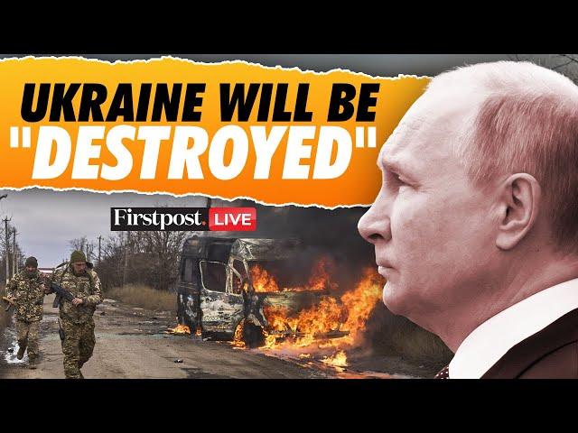 LIVE: Putin Pledges "Destruction" of Ukraine After 9/11 Style Drone Attack On Kazan | Ukraine War