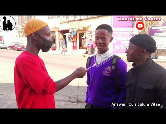 JOZI STREET QUIZ PART 1| SCHOOL EDITION |#mzansicomedy #Jozistreetquiz