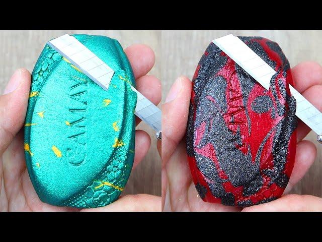 Relaxing Soap Cutting ASMR. Satisfying Soap and lipstick cutting. Corte de jabón - 881