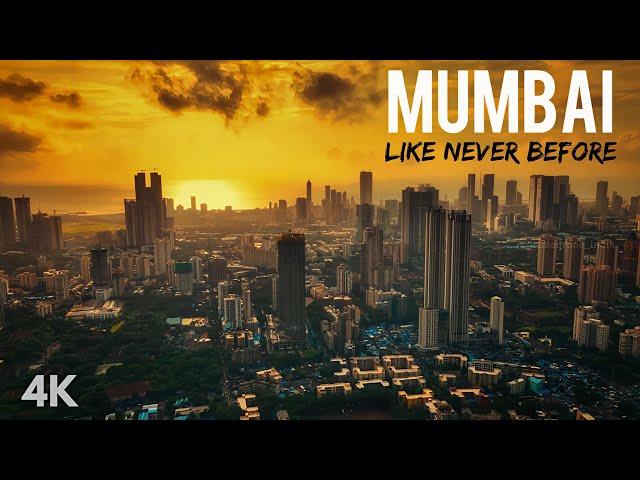 Mumbai Skyline 4K Drone View | See Mumbai Like Never Before