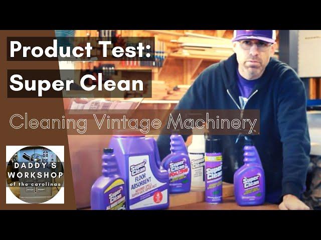 Cleaning Up Vintage Machinery - Product Test of Super Clean on a Delta Shaper