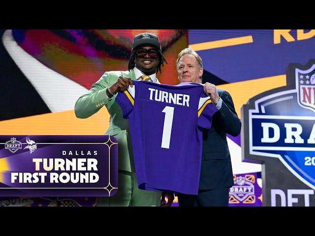 Vikings Select Alabama OLB Dallas Turner With Pick No. 17 in the 2024 NFL Draft