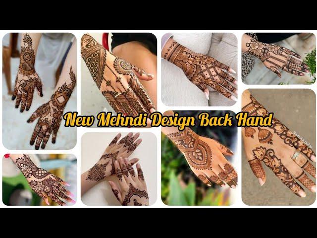 Instagram Mehndi Designs 2024 Back Hand | New Mehndi Design Back Hand