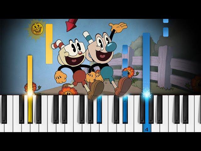 The Cuphead Show - Theme Song - Piano Tutorial / Piano Cover