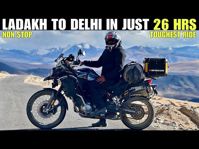 Hanle To Delhi 1000 KMS Non Stop In Just 26 Hours | Ep-09 | Nyoma To Delhi | Ladakh Ride |