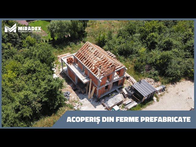 ACOPERIȘ PREFABRICAT din FERME DIN LEMN | Miradex