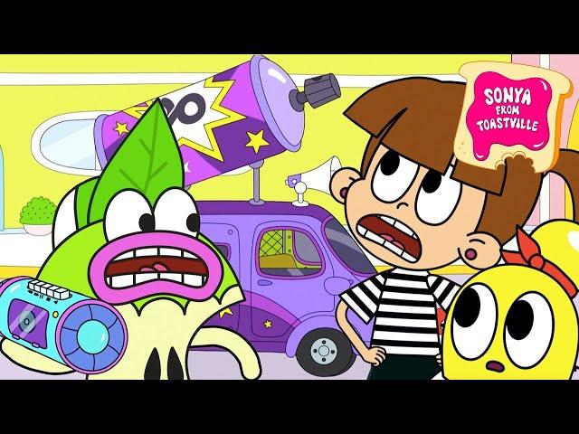 NEW ⭐ Sonya from Toastville - SUPER SPRAY ⭐ Episode 11  Cartoon for kids Kedoo Toons TV