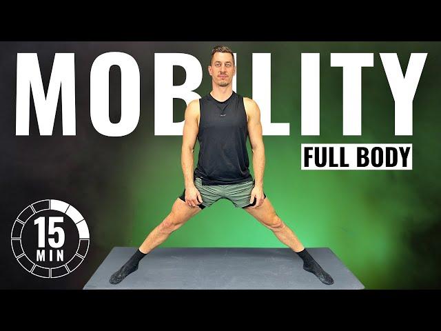 15 Min FULL BODY MOBILITY FLOW ROUTINE | Dynamic Stretching