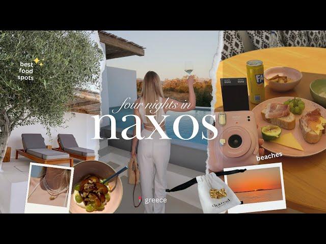 NAXOS, GREECE | Travel Vlog | best food spots, villa tour & nude beach?!