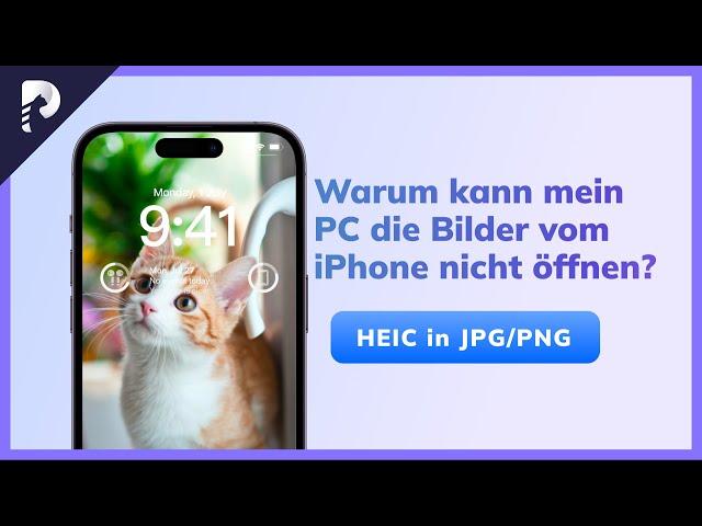 Warum kann mein PC die Bilder vom iPhone nicht öffnen? Wie kann man HEIC in JPG/PNG umwandeln?