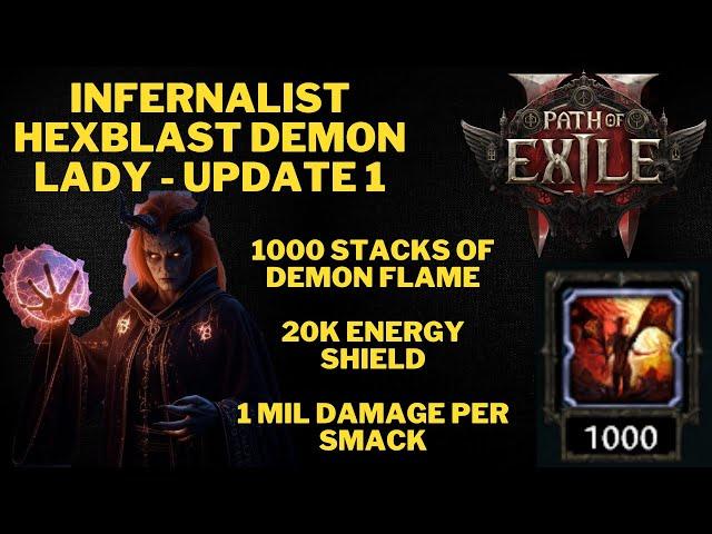 PoE 2 - Hexblast Infernalist Demon Lady Update