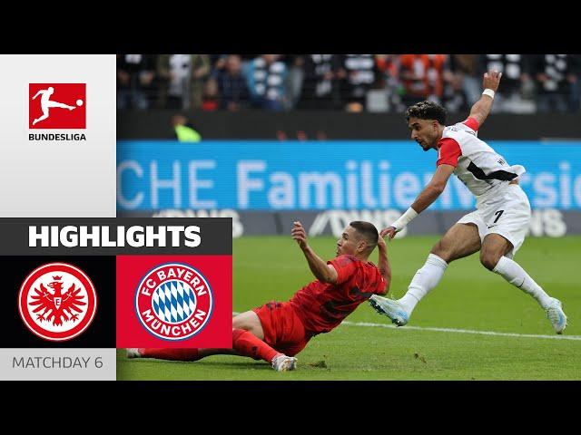 SGE Saves Draw In Injury Time! | Eintracht Frankfurt - Bayern München 3:3 | Highlights | MD 6