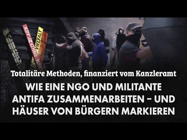 Wie eine NGO und militante Antifa in Niedersachsen zusammenarbeiten – und Häuser markieren