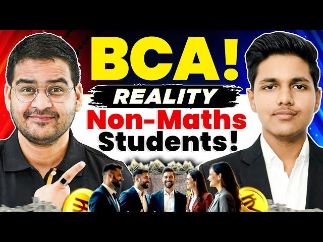 Reality Of Non Maths Students!BCA Easy or Tough? BCA Student Interview #BCA #Reality #BCAStudents