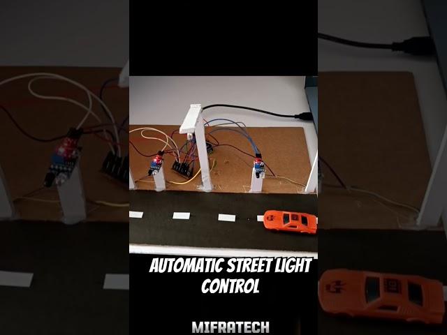 automatic street light control internship project