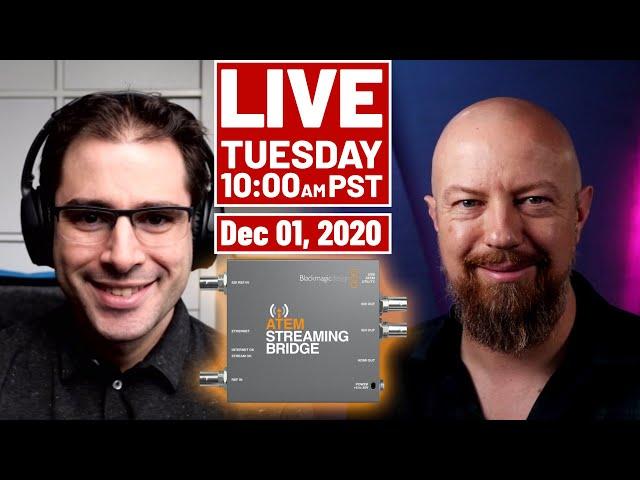 ATEM Streaming Bridge — LIVE with PhotoJoseph and Aaron Parecki