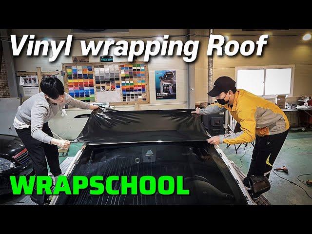 자동차 루프 스킨 풀영상 - Vinyl Wrap Car Roof ( full install Tutorial)