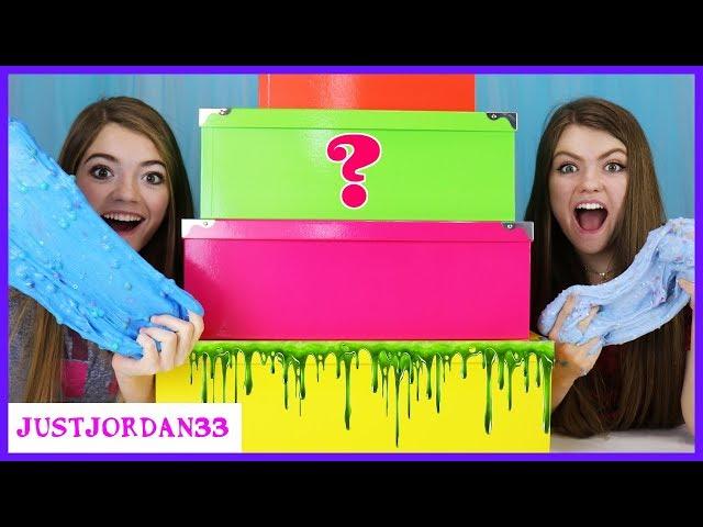 Mystery Box Slime Ingredient Challenge / JustJordan33