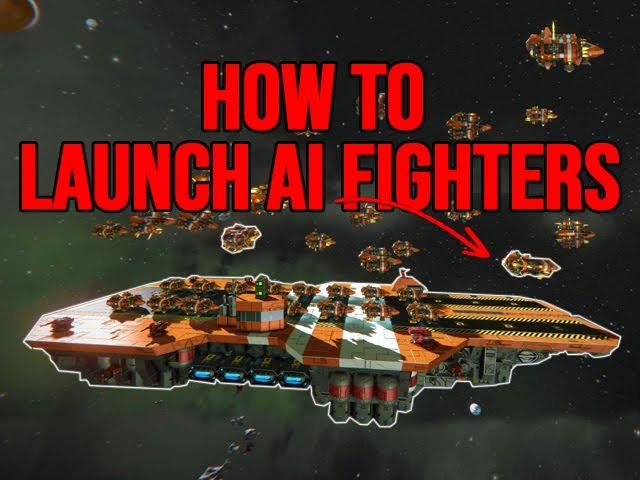 Launch AI Fighters Carriers Now Viable - HOW TO - Space Engineers