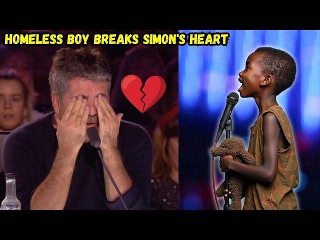 No one could hold back tears boy shakes up Got Talent  2024 WITH song to his mother lost in a boat