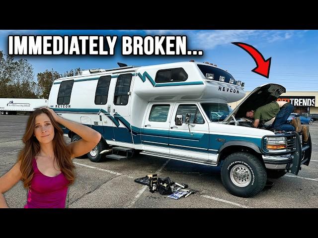 We Bought The RAREST Motorhome (driving it 2,000 miles home)