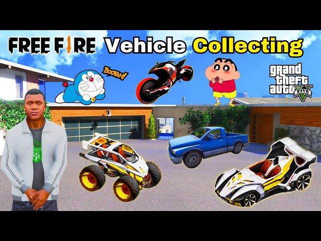 Shinchan and Franklin Collecting FREE FIRE Vehicle in GTA 5