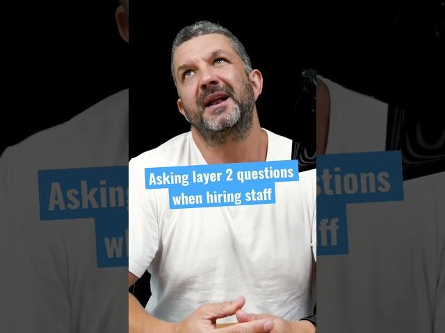 7 smart questions to ask when hiring - full video on YouTube channel now.