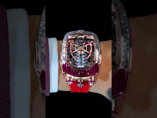 The Jacob & Co. Bugatti Chiron Rubies and White Diamonds #shorts