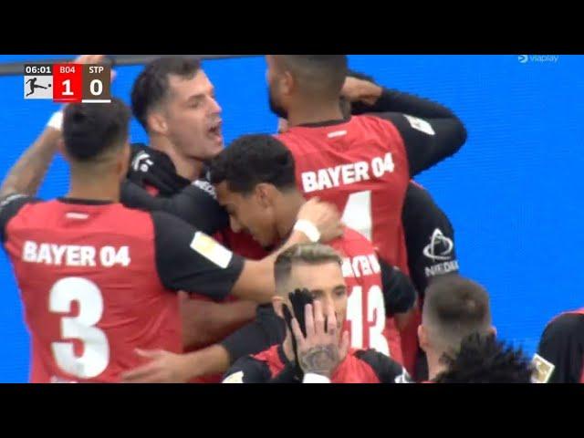 Florian Wirtz Goal - Bayer Leverkusen vs St. Pauli (2-1), Goals Results and Extended Highlights..